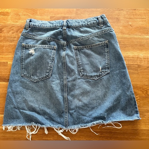 Free People Jean Skirt Size 28 - Picture 2 of 2